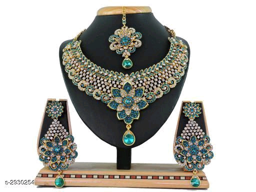 Women's Alloy Gold Plated Jewellery Set