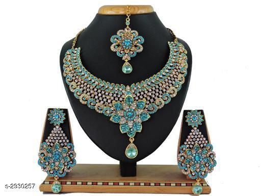Women's Alloy Gold Plated Jewellery Set