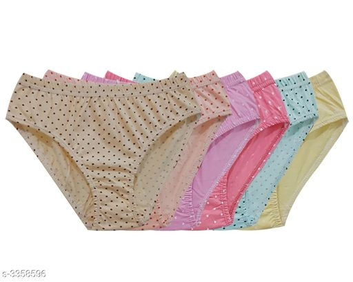 6 Nos Combo Women Girl Panties innerwear Underwear - Faritha