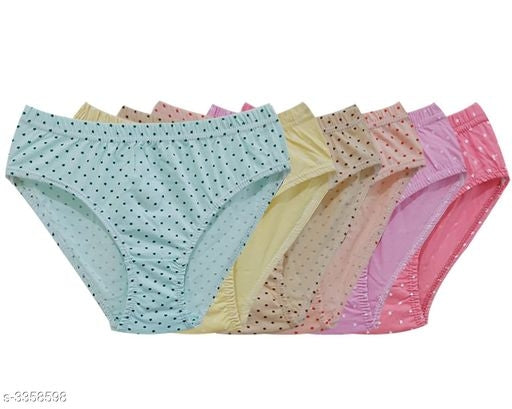 6 Nos Combo Women Girl Panties innerwear Underwear - Faritha