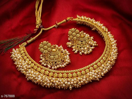 Trendy Alloy Necklace Set - Faritha