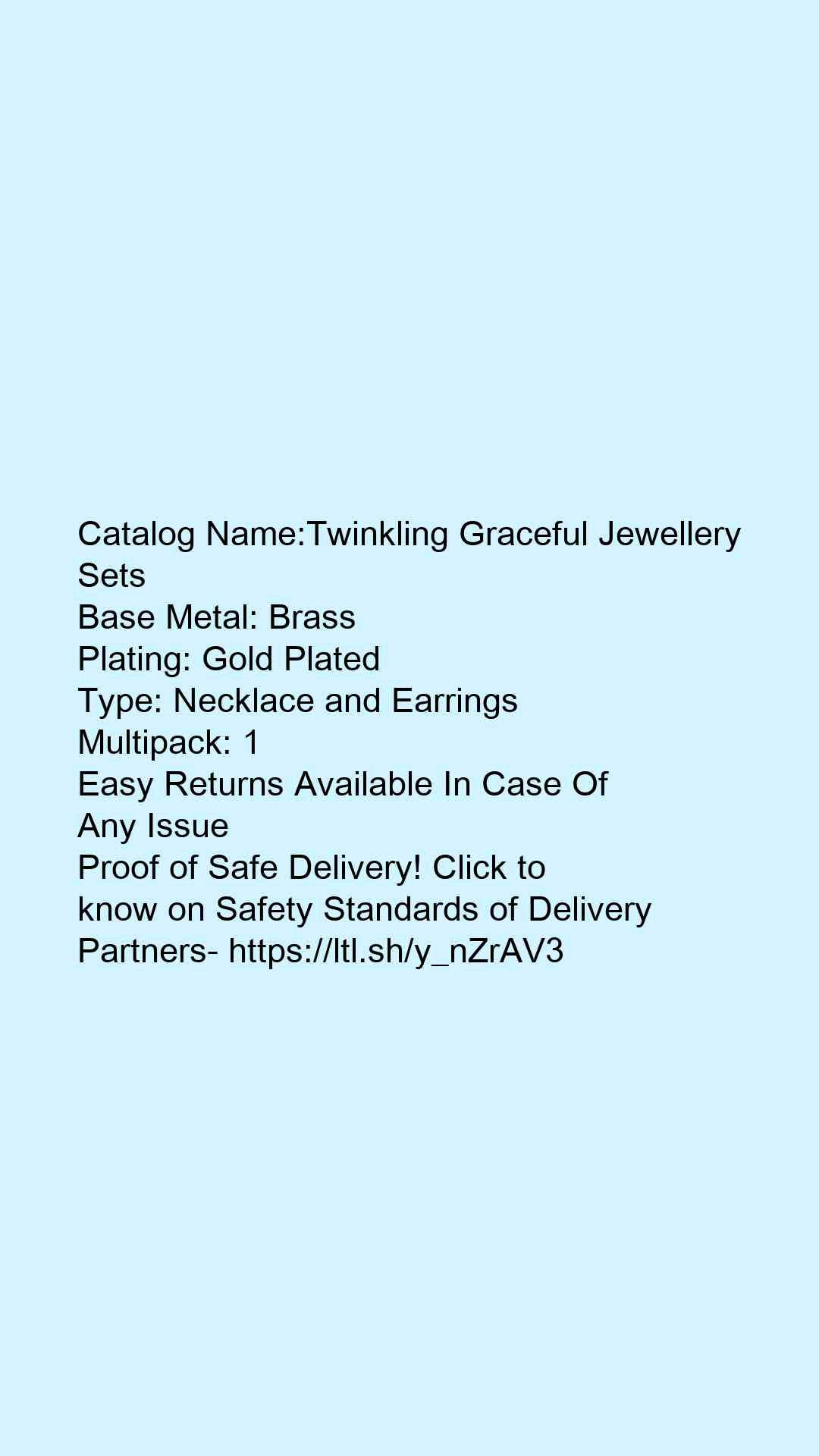 Twinkling Graceful Jewellery Sets - Faritha