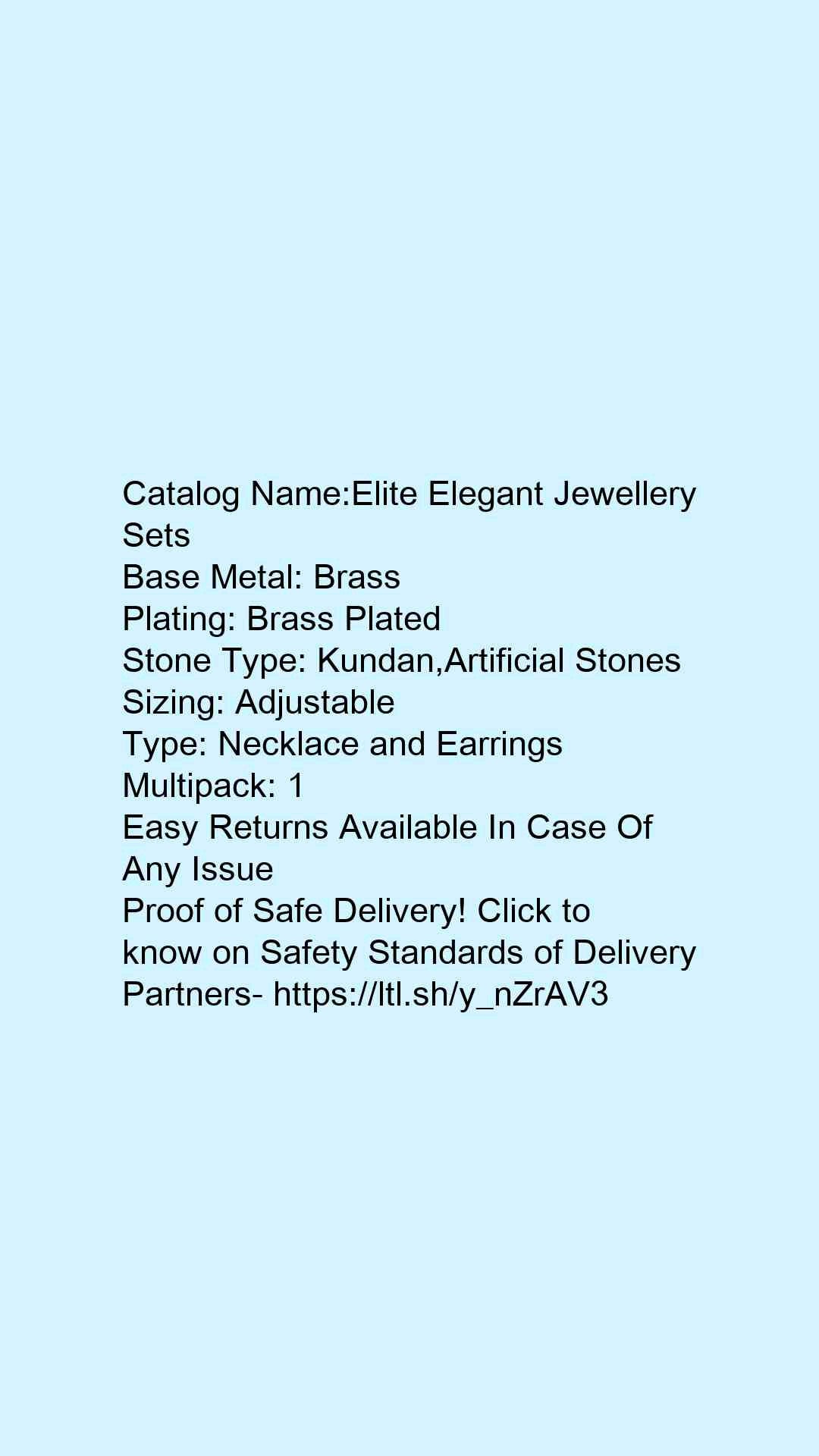 himmering Glittering Jewellery Sets
