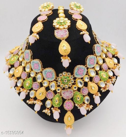Shimmering Colorful Jewellery Sets - Faritha