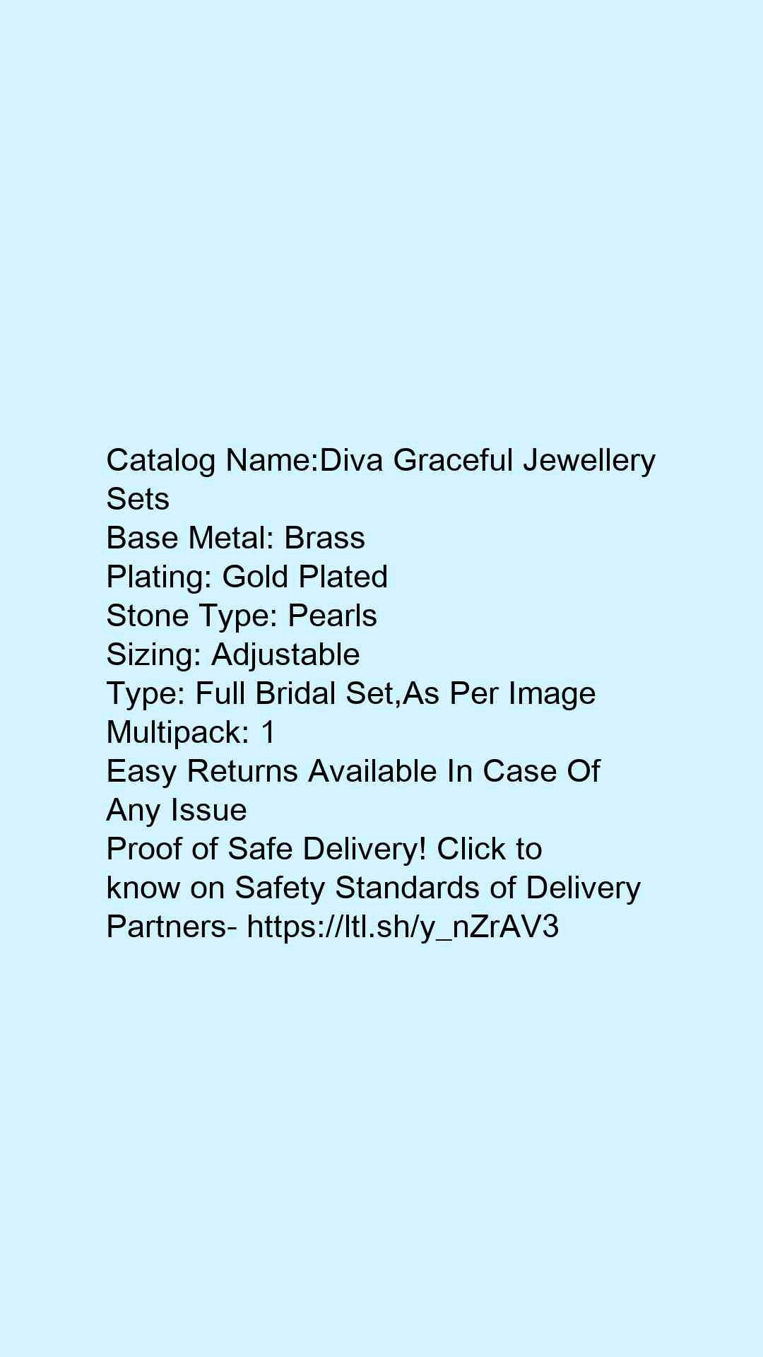 Diva Graceful Jewellery Sets - Faritha