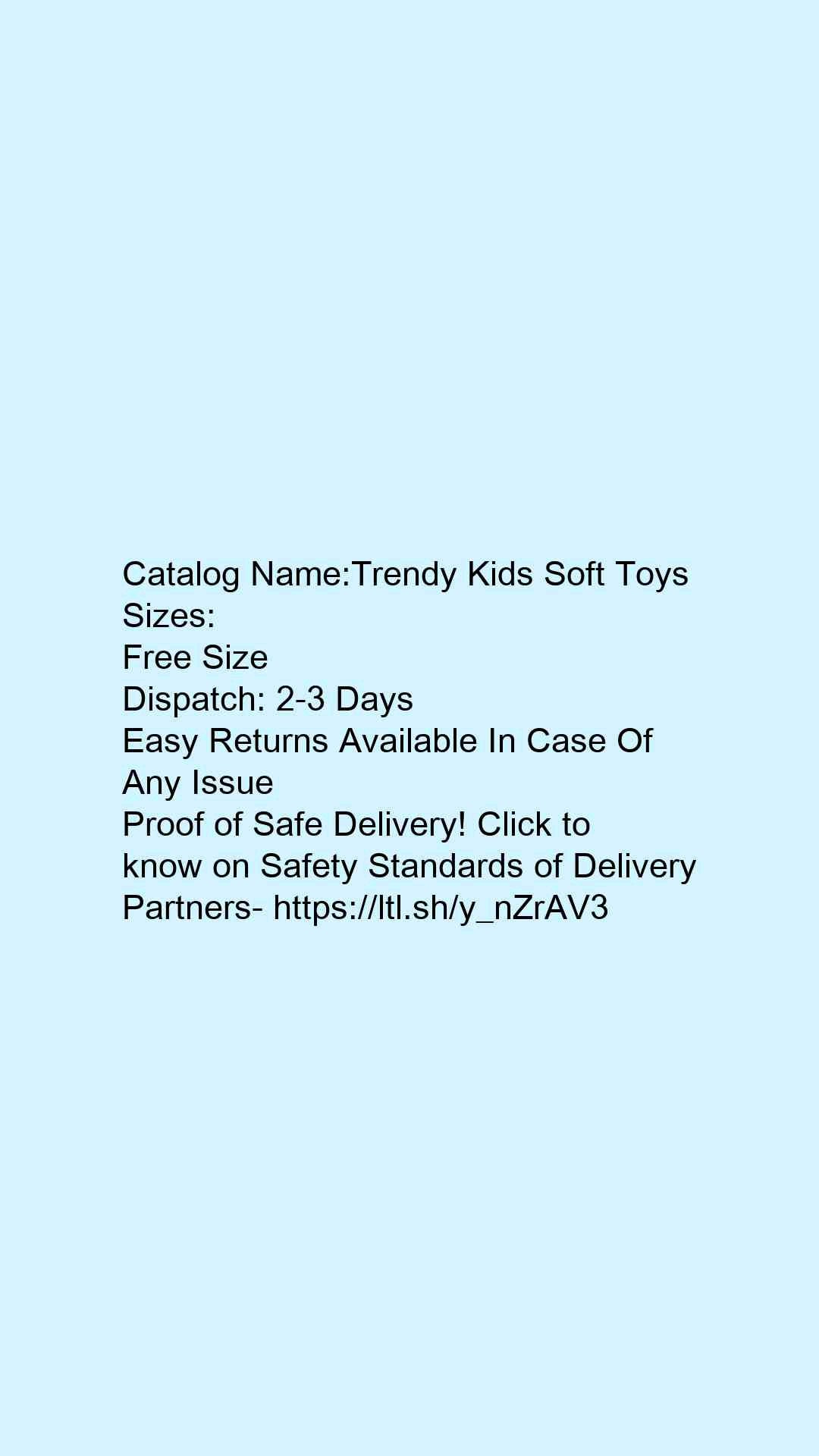 Trendy Kids Soft Toys