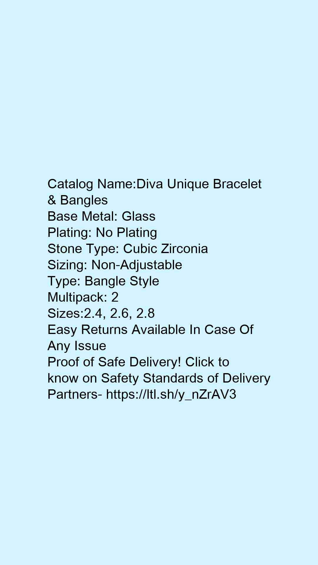Diva Unique Bracelet & Bangles - Faritha