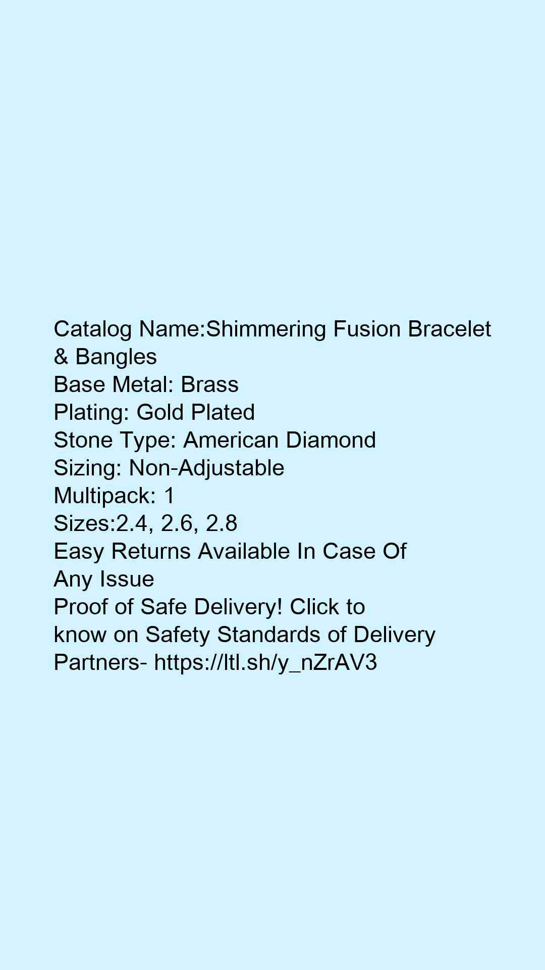 Shimmering Fusion Bracelet & Bangles - Faritha