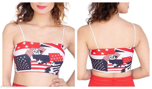 Women's Printed Bralettes Free Size - Faritha
