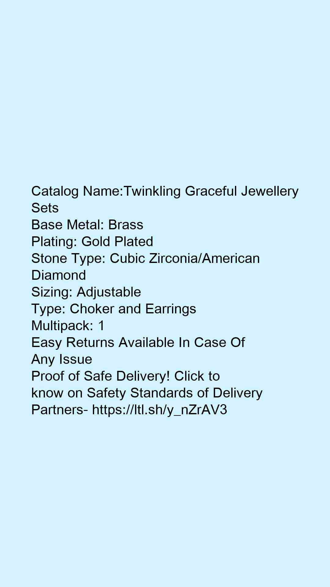 Twinkling Graceful Jewellery Sets - Faritha