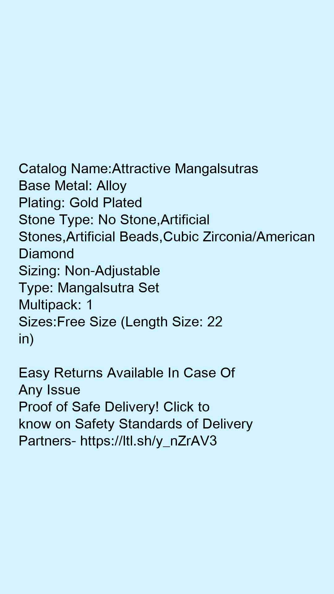 Princess Unique Mangalsutras