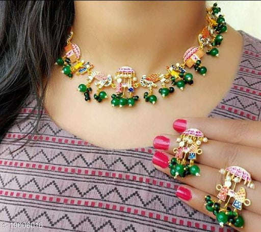 Twinkling Unique Jewellery Sets - Faritha