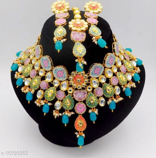 Shimmering Colorful Jewellery Sets - Faritha