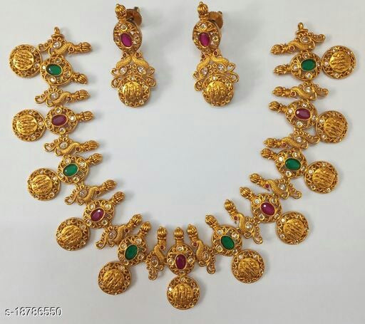 Premium quality ram parivar neck set - Faritha