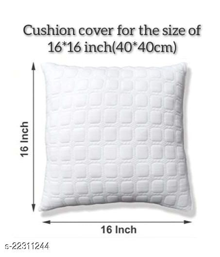 HOMVICTRY heavy jute Cushion covers , set of 5 , Size - 16 inch X 16 inch* - Faritha