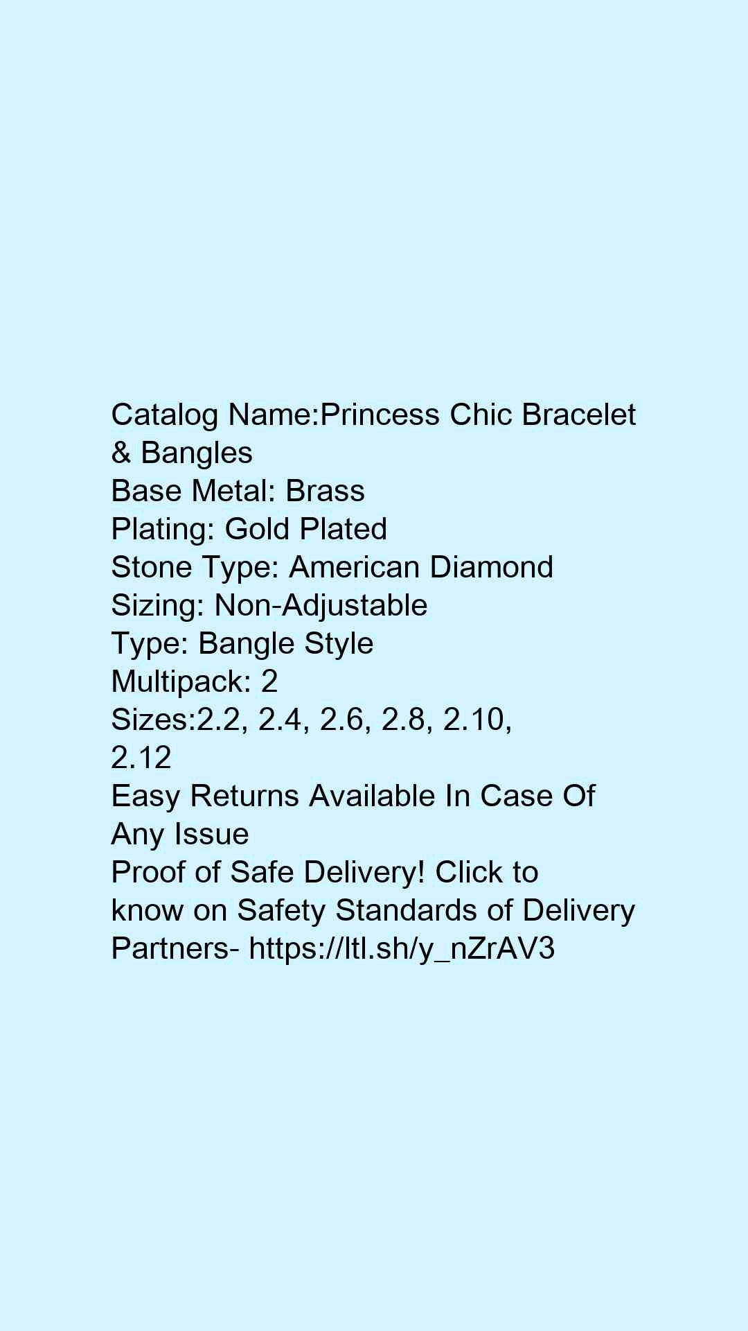 Princess Chic Bracelet & Bangles - Faritha