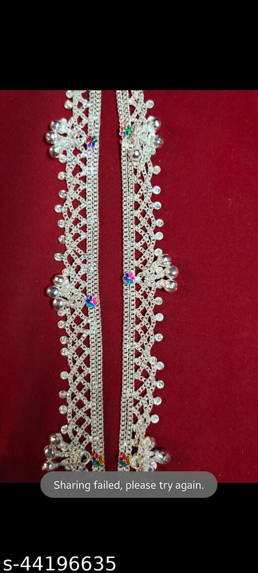 Shimmering Chunky Women Anklets & Toe Rings - Faritha