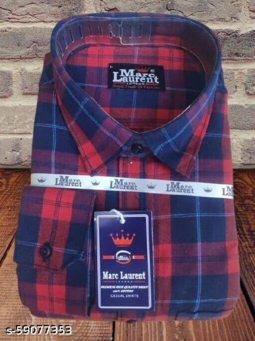 Trendy Graceful Men Cotton Shirts - Faritha