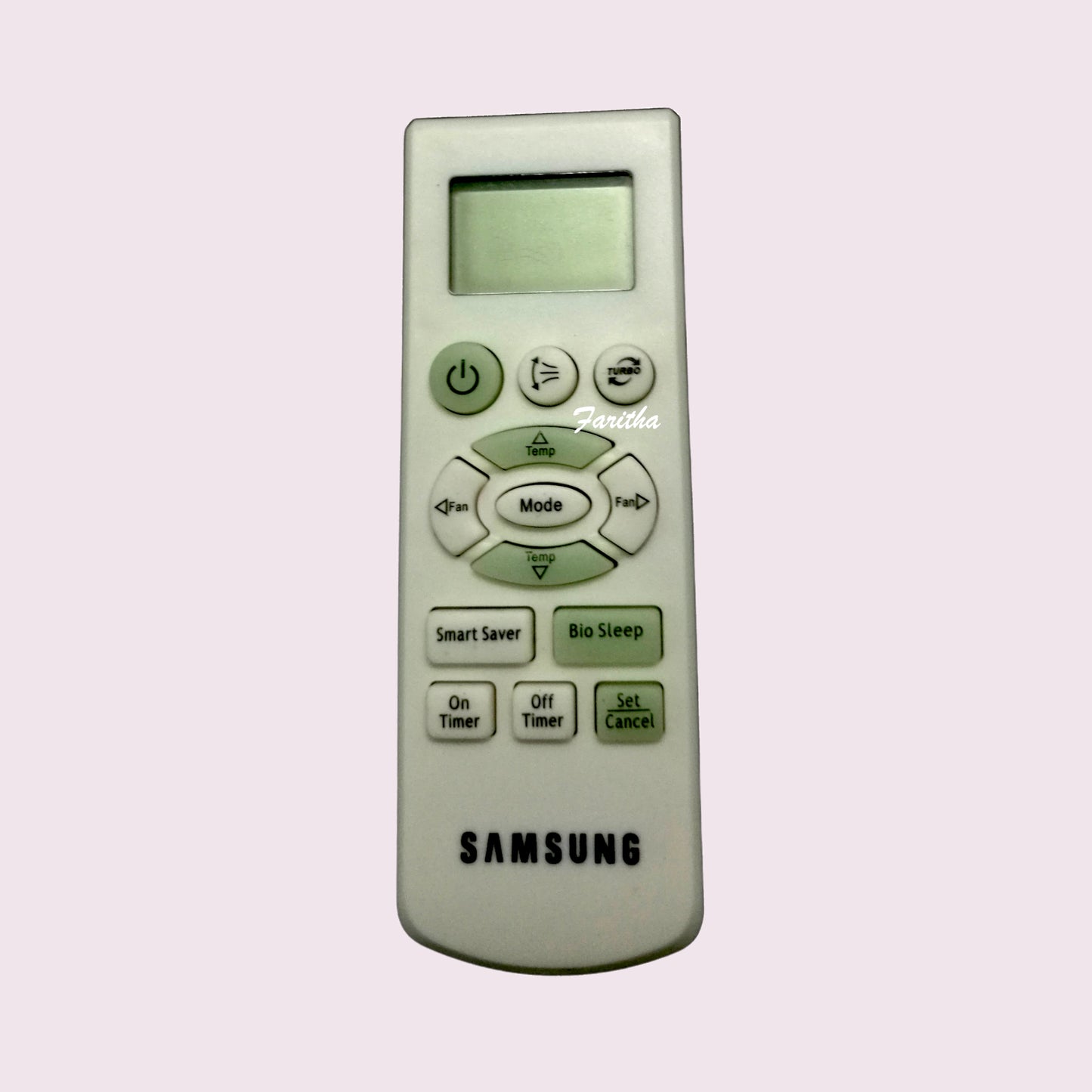 Samsung AC Remote 58 AC68 packaging — compatible replacement India Faritha 2026