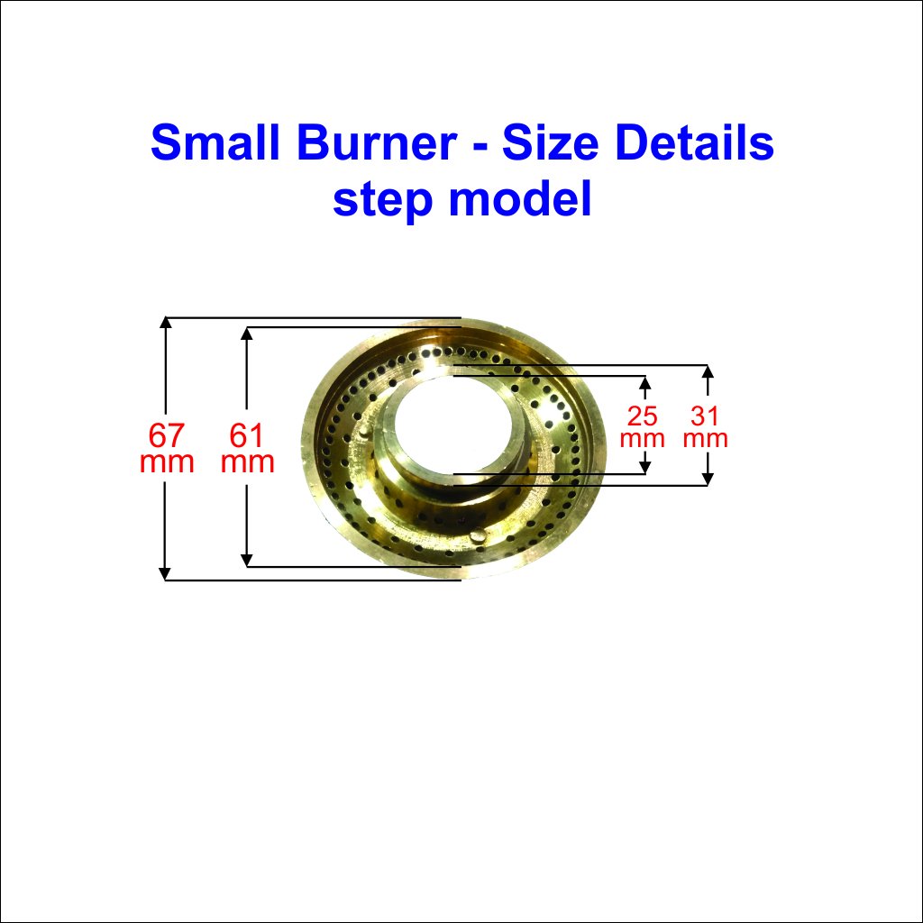 3 nos gas stove burner for glass top prestige stove SMB - Faritha