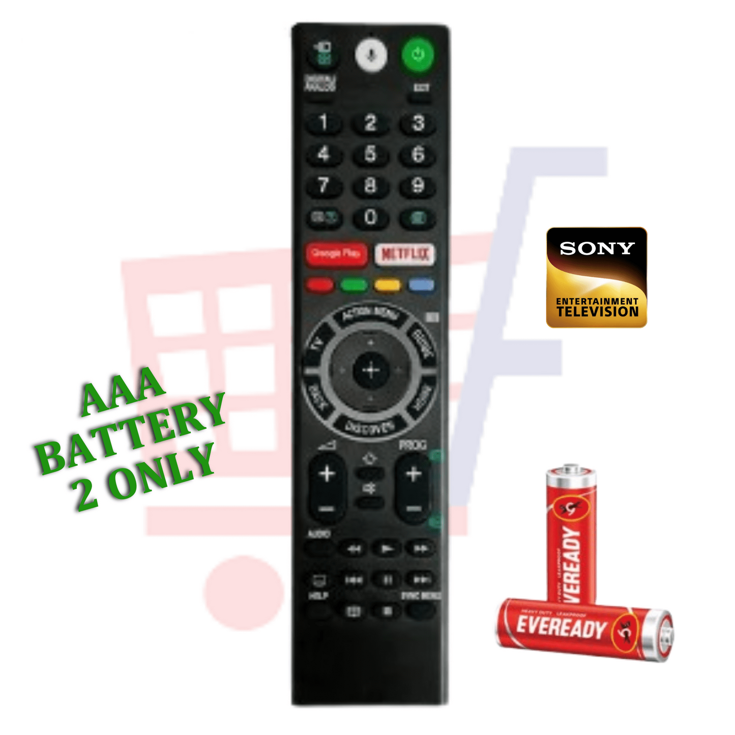 Sony Smart TV remote control Netflix,Google play,voice recognisation