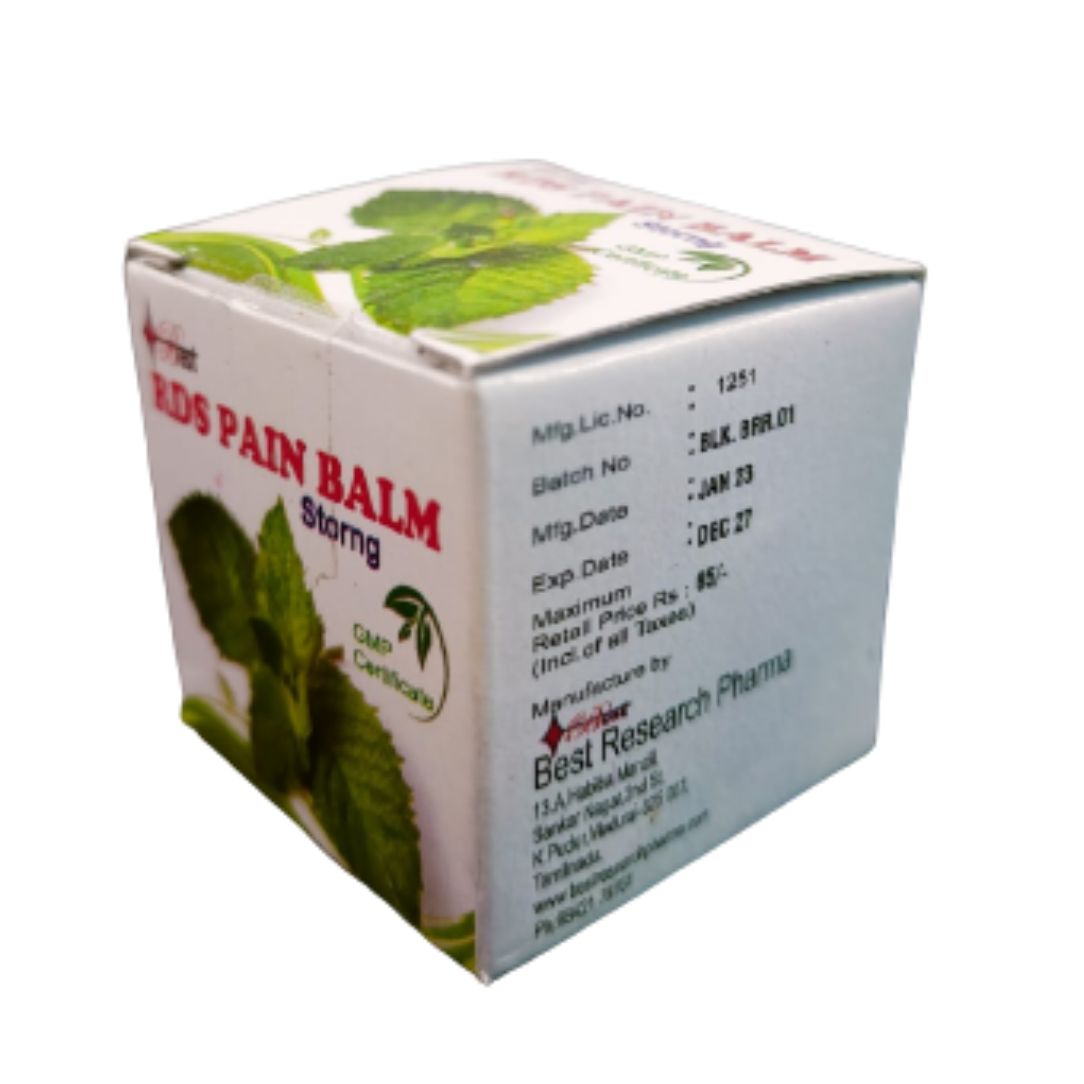 RDS pain balm tube — strong relief formula India 2026