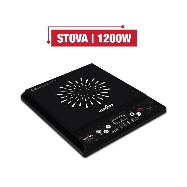Kenstar 1200W Induction Cooktop Push Button Compact Electric Stove #