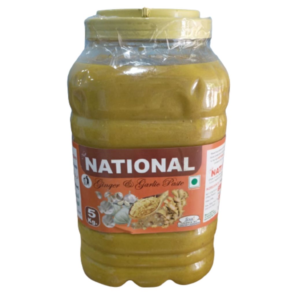 New National Ready to Cook Ginger & Garlic Paste 5 Kg - Faritha