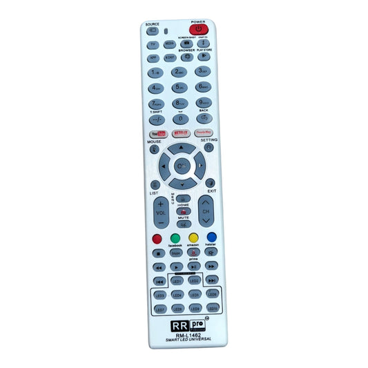 RR Pro RML-1462++ यूनिवर्सल स्मार्ट LED TV रिमोट | YouTube और Netflix शॉर्टकट