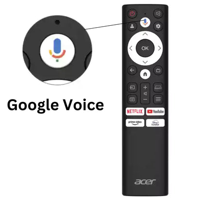 Acer smart Led TV Remote Control with disnep hotstar and Netflix and YouTube and prime video and without voice