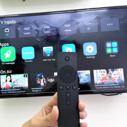MI smart led tv remote Netflix with google voice recognition
