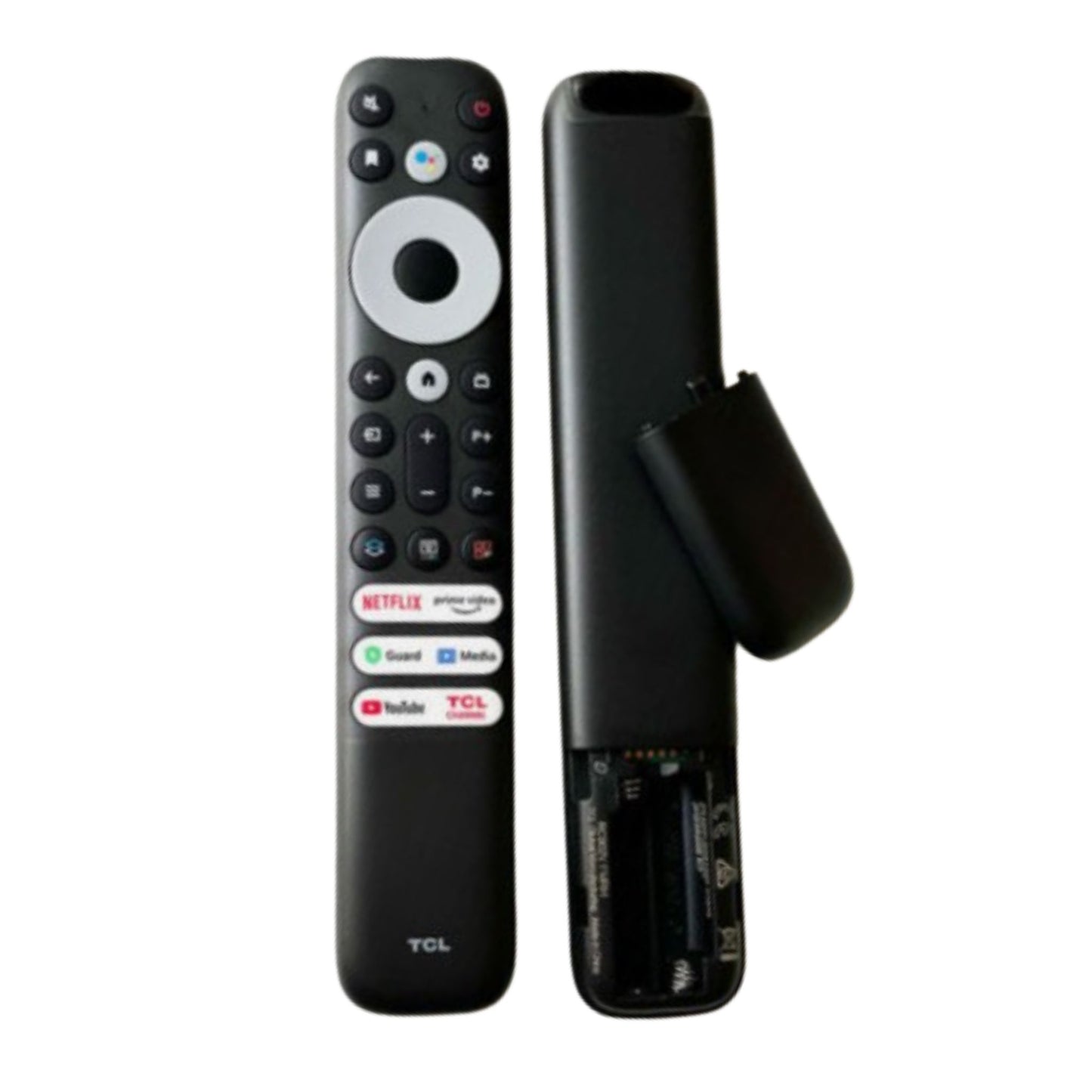 Original TCL Smart Tv Remote Control with google voice assitant Netflix and Amazon prime and YouTube and Media - Faritha