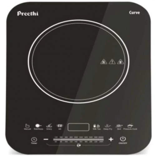 Preethi Trendy+ Induction Cooktop – Programmable Indian Cooking | Energy Efficient | Fast Cooking | 1-Year Warranty