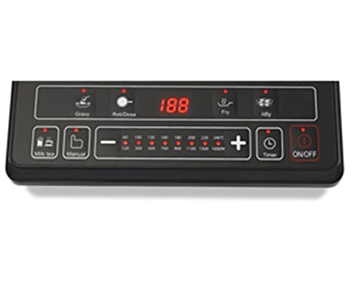 Preethi Trendy+ Induction Cooktop – Programmable Indian Cooking | Energy Efficient | Fast Cooking | 1-Year Warranty