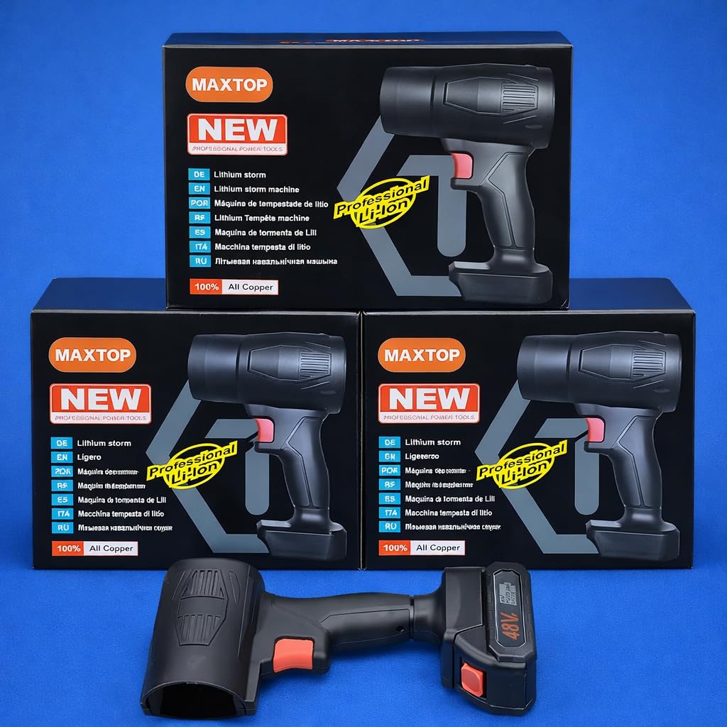 Murfi Cordless Handheld Wind Blower 48V Li-ion Rechargeable Air Blower #