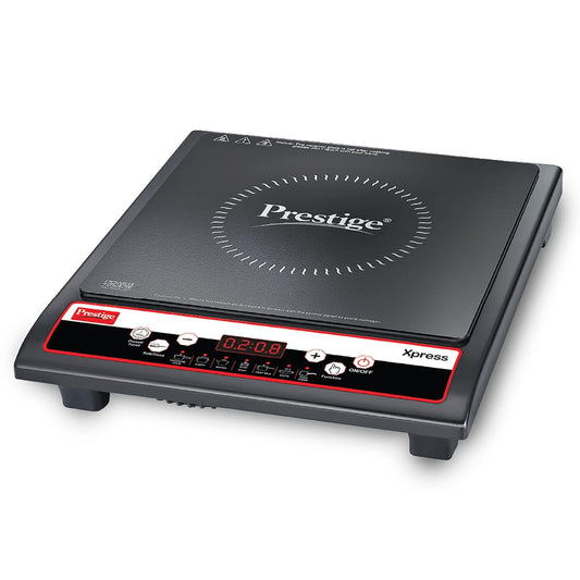 Prestige Xpress 1200W induction cooktop — ceramic plate push button India Faritha 2026