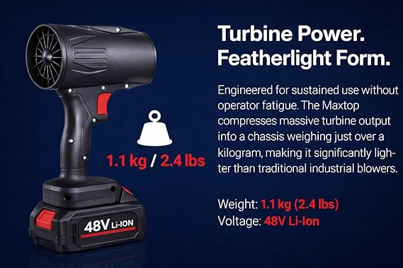 Murfi Cordless Handheld Wind Blower 48V Li-ion Rechargeable Air Blower #