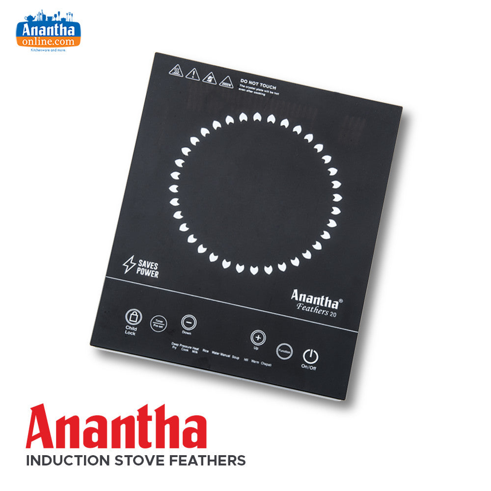 Anantha 2000W Induction Stove New Model with Feather Touch Controls & LED Display #