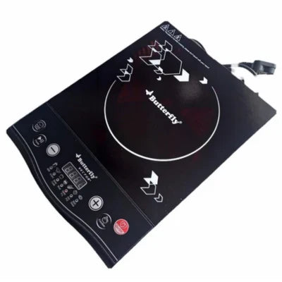 Butterfly Vector Plus 1700W Induction Cooktop Black with Push Button Controls & LED Display #