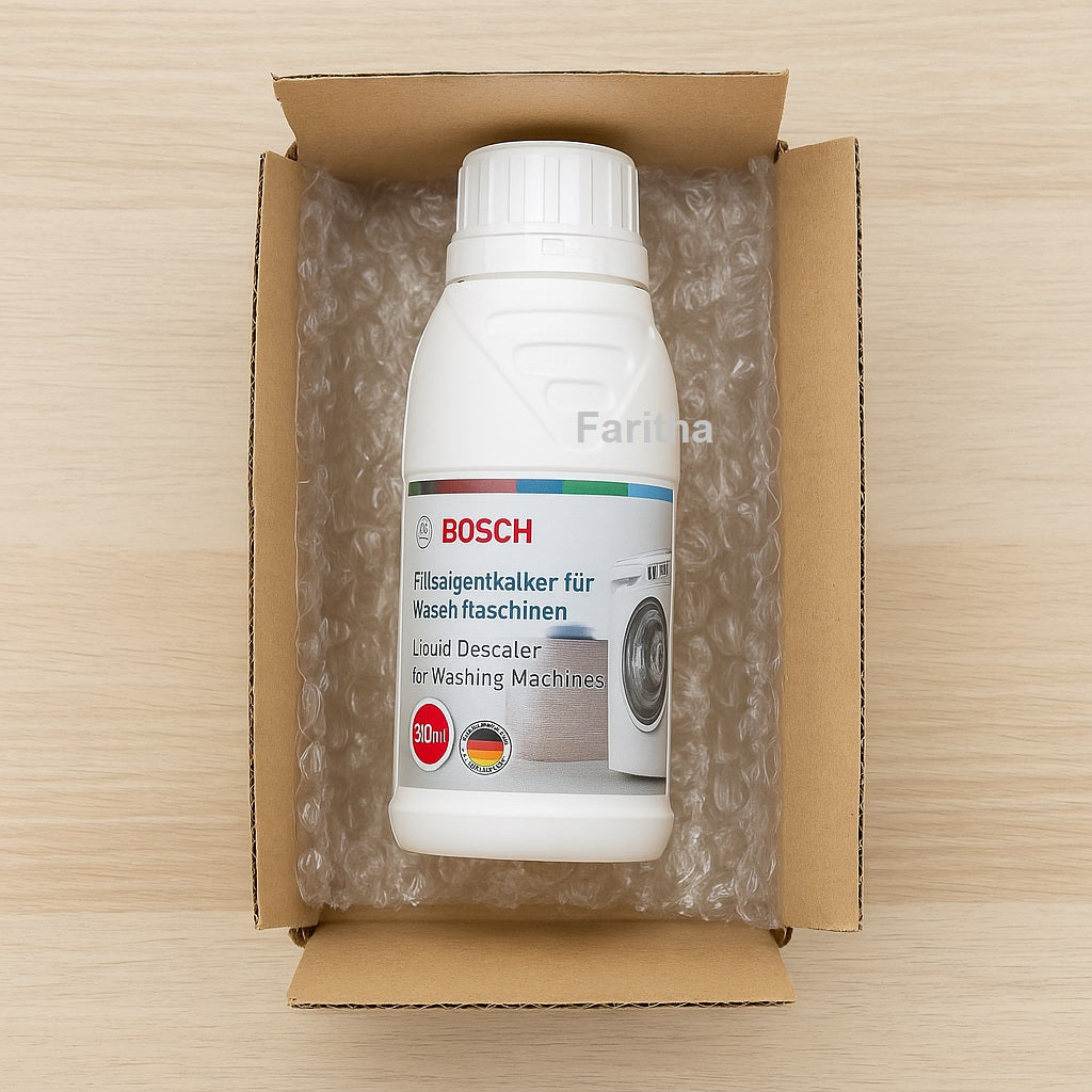 बॉश वॉशिंग मशीन डिस्केलर 200ml - शक्तिशाली लाइमस्केल और गंध हटाने वाला | अमेज़न से ₹100 कम