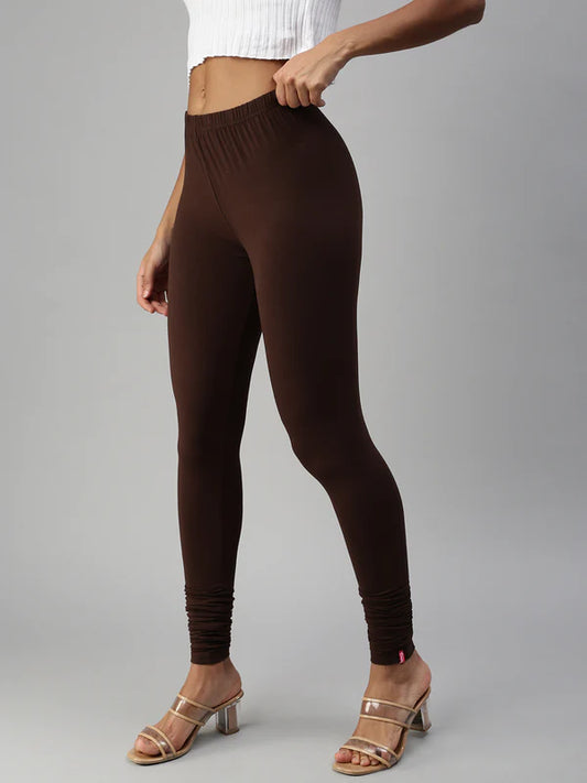 Prisma Ladies Churidar Leggings - Elevate Your Style with 60 Captivating Colors!  L - Faritha