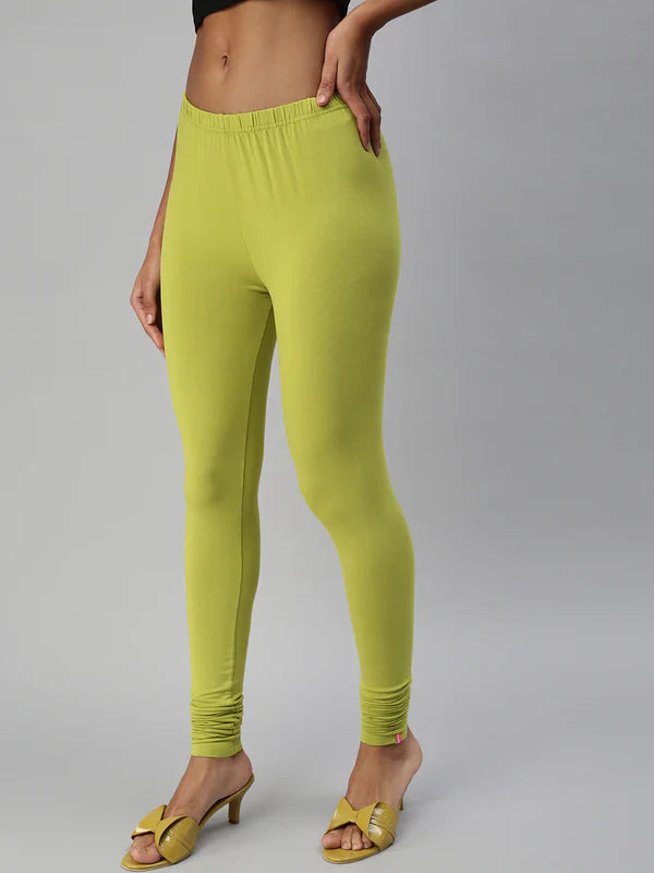 Prisma Ladies Churidar Leggings - Elevate Your Style with 60 Captivating Colors!  L - Faritha
