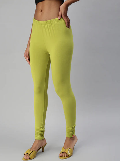 Prisma Ladies Churidar Leggings - Elevate Your Style with 60 Captivating Colors!  S - Faritha