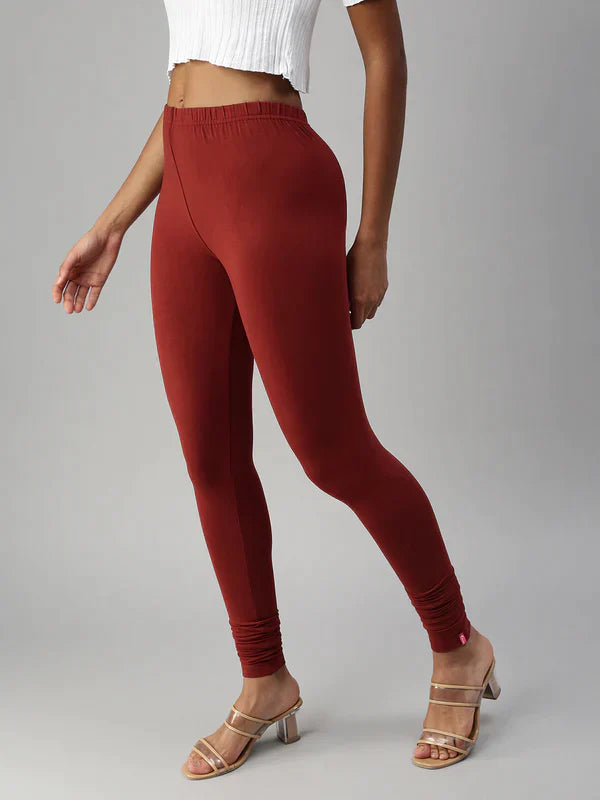 Prisma Ladies Churidar Leggings - Elevate Your Style with 60 Captivating Colors!  M - Faritha