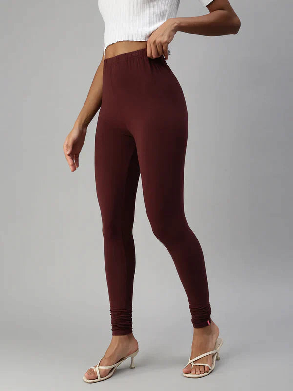 Prisma Ladies Churidar Leggings - Elevate Your Style with 60 Captivating Colors!  M - Faritha