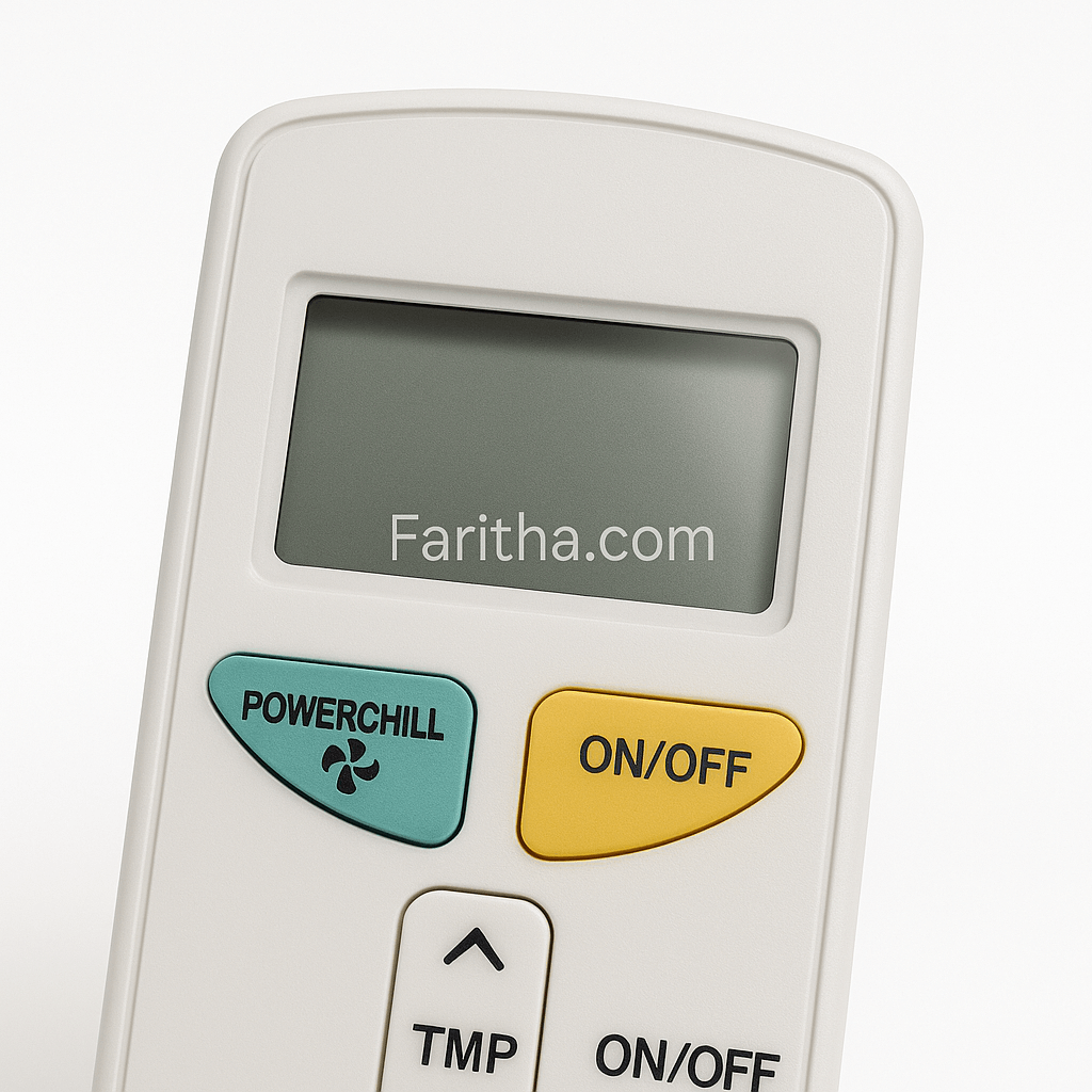 Daikin AC Remote Control 132A – Compatible Replacement for Daikin Air Conditioners#