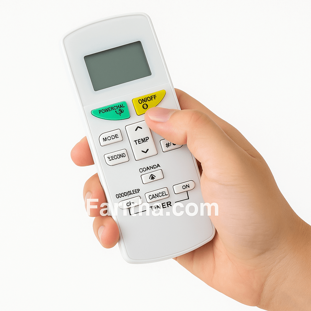 Daikin AC Remote Control 132A – Compatible Replacement for Daikin Air Conditioners#