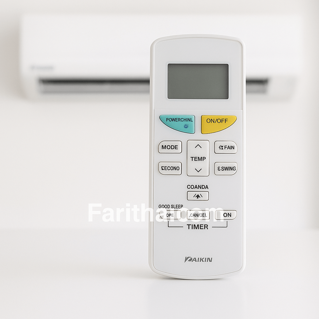 Daikin AC Remote Control 132A – Compatible Replacement for Daikin Air Conditioners#