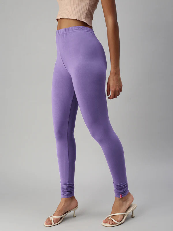 Buy Purple Leggings for Women by DOLLAR MISSY Online | Ajio.com