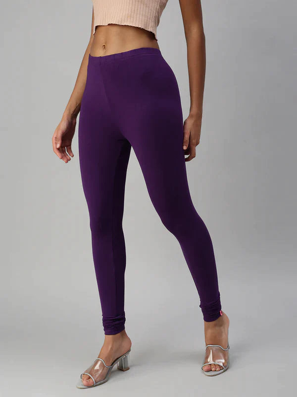 Prisma Ladies Churidar Leggings - Elevate Your Style with 60 Captivating Colors!  M
